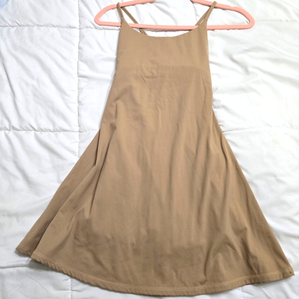 Halara Tan Exercise Dress